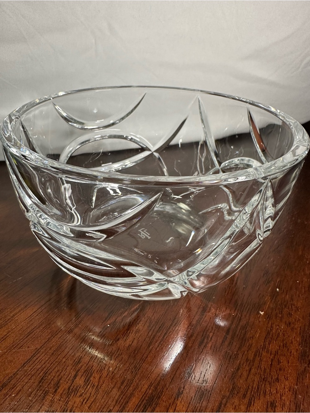 Signed Ralph Lauren Royalton  6” Beautiful Crystal Bowl EUC 6”x4”